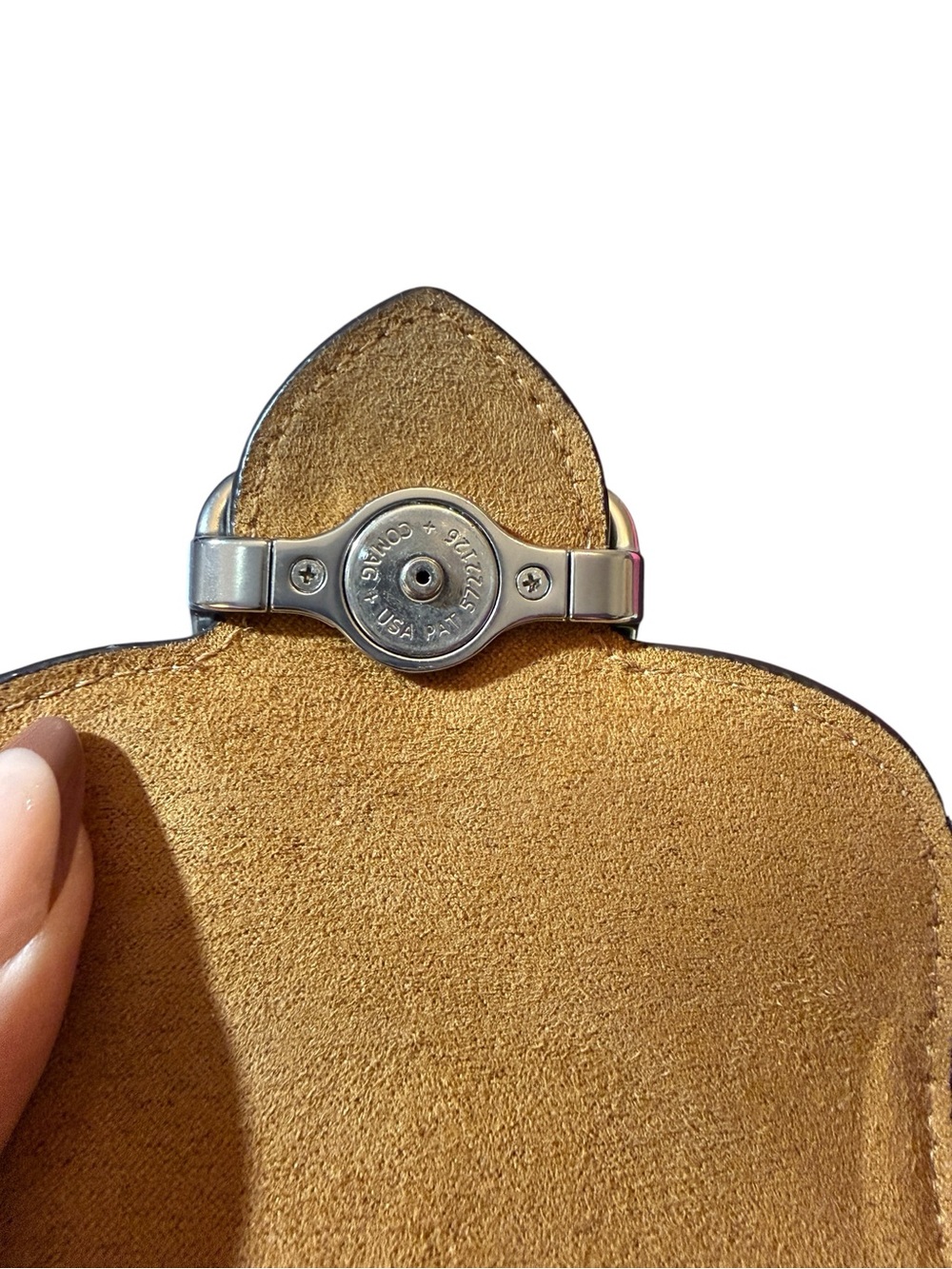 Coach Mini Pebbled Leather Crossbody in Bright Yellow w/Silver Hardware, Rare! - Picture 8 of 12